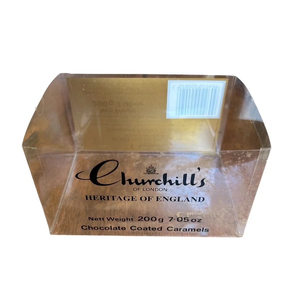 Churchill's of London Vintage Double Decker Bus Tin Collectible‎ England Empty